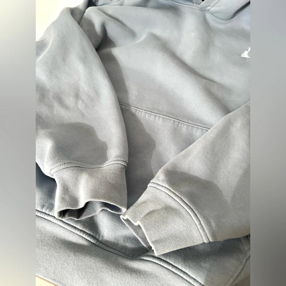Air Jordan Essentials Mens Pullover Jumpman Hoodie Sweatshirt Light Blue Size XL